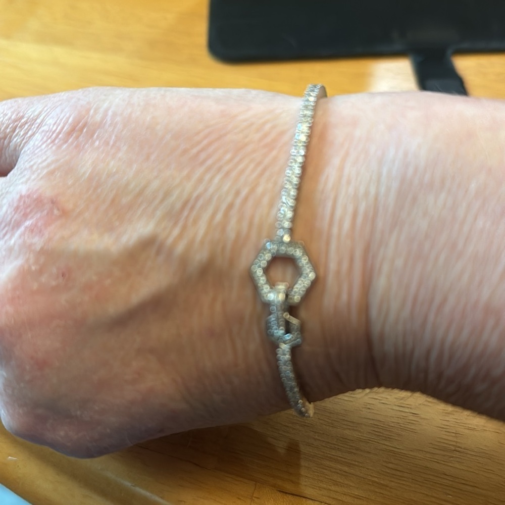 JTV Bella Luce Tennis Bracelet OVER Sterling Silver 8 Inch CZ Jewelry